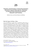 Premises and Promises of Diversity-Sensitive Education Beyond Boundaries: Attempts at Decolonizing Educational Policies, Research and Practices