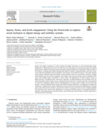 Spaces, forms, and levels engagement: Using the Powercube to explore social inclusion in digital energy and mobility systems