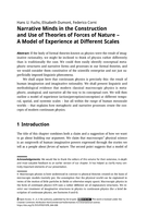 Narrative minds in the construction and use of theories of forces of nature: A model of experience at different scales