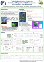 Predicting vegetation Ecosystem Functional Properties in EU from space: opportunities and challenges