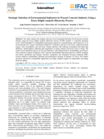 Strategic Selection of Environmental Indicators in Precast Concrete Industry Using a Fuzzy Delphi Analytic Hierarchy Process