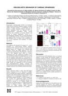 Viscoelastic behavior of cardiac spheroids