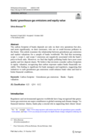 Banks’ greenhouse gas emissions and equity value