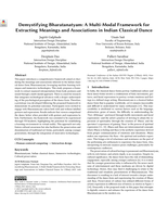 Demystifying Bharatanatyam: A Multi-Modal Framework for Extracting Meanings and Associations in Indian Classical Dance