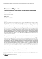 Educazione al Dialogo – parte I: La Dialettica al servizio della Pedagogia nei Logic Speech e Debate Clubs