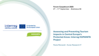Assessing and Preventing Tourism Impacts in Central Europe's Protected Areas: Interreg HUMANITA Project