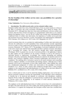 On the frontlines of the welfare service state: any possibilities for a practice of citizenship?