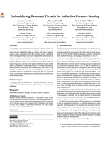 Embroidering Resonant Circuits for Inductive Pressure Sensing