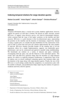 Indexing temporal relations for range-duration queries
