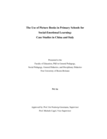 The Use of Picture Books in Primary Schools for Social-Emotional Learning: Case Studies in China and Italy