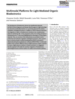 Multimodal Platforms for Light-Mediated Organic Bioelectronics