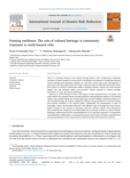 Framing Resilience: The Role of Cultural Heritage in Community Responses to Multi-Hazard Risks