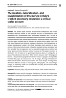 The ideation, naturalization, and invisibilization of Discourses in Italy’s tracked secondary education: a critical scalar account