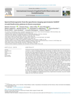 Spectral heterogeneity from the spaceborne imaging spectrometer EnMAP reveals biodiversity patterns in forest ecosystems