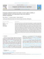 Evaluating Implement-Induced CoG Shifts on Tractor Rollover Stability: A Multibody Dynamics and Experimental Study Across Different Machine Orientations