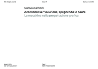 Accendere la rivoluzione, spegnendo le paure: La macchina nella progettazione grafica