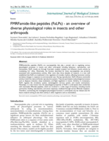 FMRFamide-like peptides (FaLPs): an overview of diverse physiological roles in insects and other arthropods