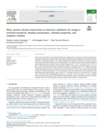 Whey protein–thymol nanocarriers as bioactive stabilizers for omega-3 enriched emulsions: Binding mechanisms, colloidal properties, and oxidative stability