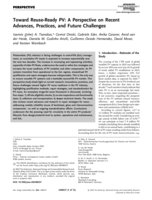 Toward Reuse‐Ready PV: A Perspective on Recent Advances, Practices, and Future Challenges