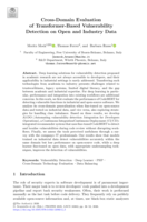 Cross-Domain Evaluation of Transformer-Based Vulnerability Detection on Open and Industry Data