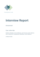 TRANSNATURE Interview Report (Anonymized) - Case: Julian Alps