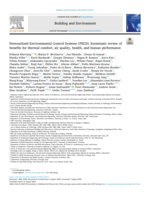 Personalized Environmental Control Systems (PECS): Systematic review of benefits for thermal comfort, air quality, health, and human performance