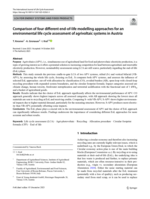 Comparison of four different end-of-life modelling approaches for an environmental life cycle assessment of agrivoltaic systems in Austria