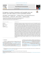 Pre-digestion of soybeans, fermentation with fructophilic lactic acid bacteria, and in silico analyses to uncover psychobiotic potential