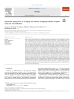 Optimized integration of charging and battery swapping stations for peak load and cost reduction