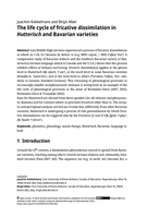 The life cycle of fricative dissimilation in Hutterisch and Bavarian varieties