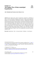 The Italian way to inter-municipal equalization