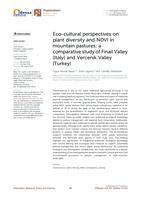 Eco-cultural perspectives on plant diversity and NDVI in mountain pastures: a comparative study of Finail Valley (Italy) and Vercenik Valley (Turkey)