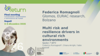 Multi risk and resilience drivers in cultural rich environments