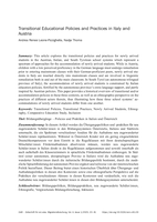 Transitional Educational Policies and Practices in Italy and Austria