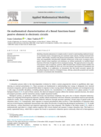 On mathematical characterization of a Bessel functions-based passive element in electronic circuits