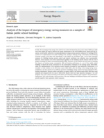 Analysis of the impact of emergency energy saving measures on a sample of Italian public school buildings