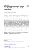 An Overview of Participatory Practices in the Digital Transformation of Italian Municipalities