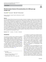 Ötzi the Iceman: forensic 3D reconstructions of a 5300-year-ago murder case