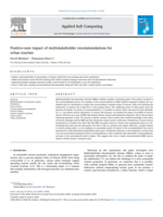 Positive-sum impact of multistakeholder recommendations for urban tourism