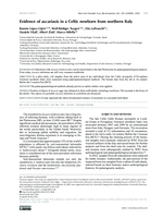 Evidence of ascariasis in a Celtic newborn from northern Italy