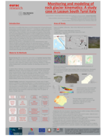 Monitoring and modelling of rock glacier kinematics: A study case in Lazaun South Tyrol Italy