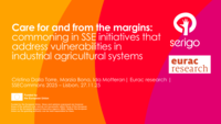 Care for and from the margins: commoning in SSE initiatives that address vulnerabilities in industrial agricultural systems