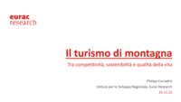 Mountain tourism between destination competitiveness, sustainability and resident's quality of life