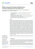 Energy communities design and optimisation, a decision-making tool for the Italian case