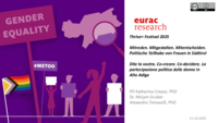 Thrive+ Festival 2025​: Mitreden. Mitgestalten. Mitentscheiden. Politische Teilhabe von Frauen in Südtirol​/ Dite la vostra. Co-creare. Co-decidere. La partecipazione politica delle donne in Alto Adige​