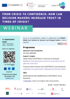 Legitimate crisis governance: takeaways for decision makers