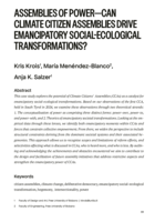 Assemblies of Power. Can Climate Citizen Assemblies drive Emancipatory Social-Ecological Transformations?