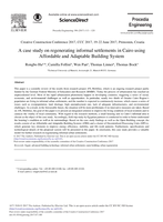 A Case Study on Regenerating Informal Settlements in Cairo using Affordable and Adaptable Building System