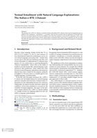 Textual Entailment with Natural Language Explanations: The Italian e-RTE-3 Dataset