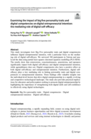 Examining the impact of big five personality traits and digital competencies on digital entrepreneurial intention: the mediating role of digital self-efficacy